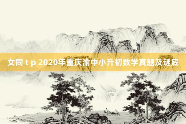 女同 t p 2020年重庆渝中小升初数学真题及谜底