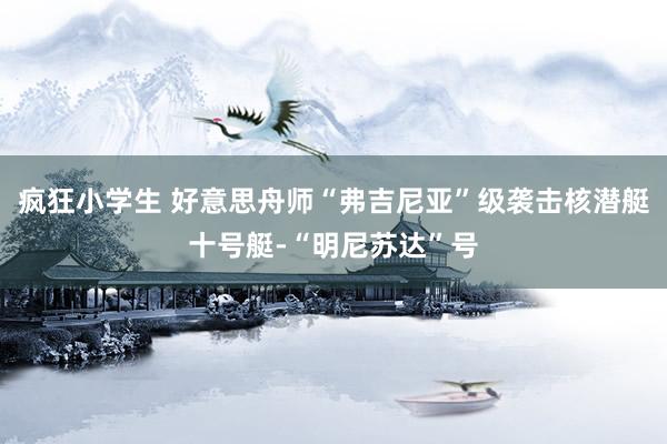 疯狂小学生 好意思舟师“弗吉尼亚”级袭击核潜艇十号艇-“明尼苏达”号